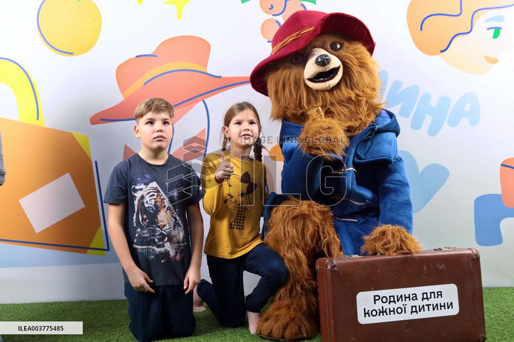 Paddington Bear visits Ukraine