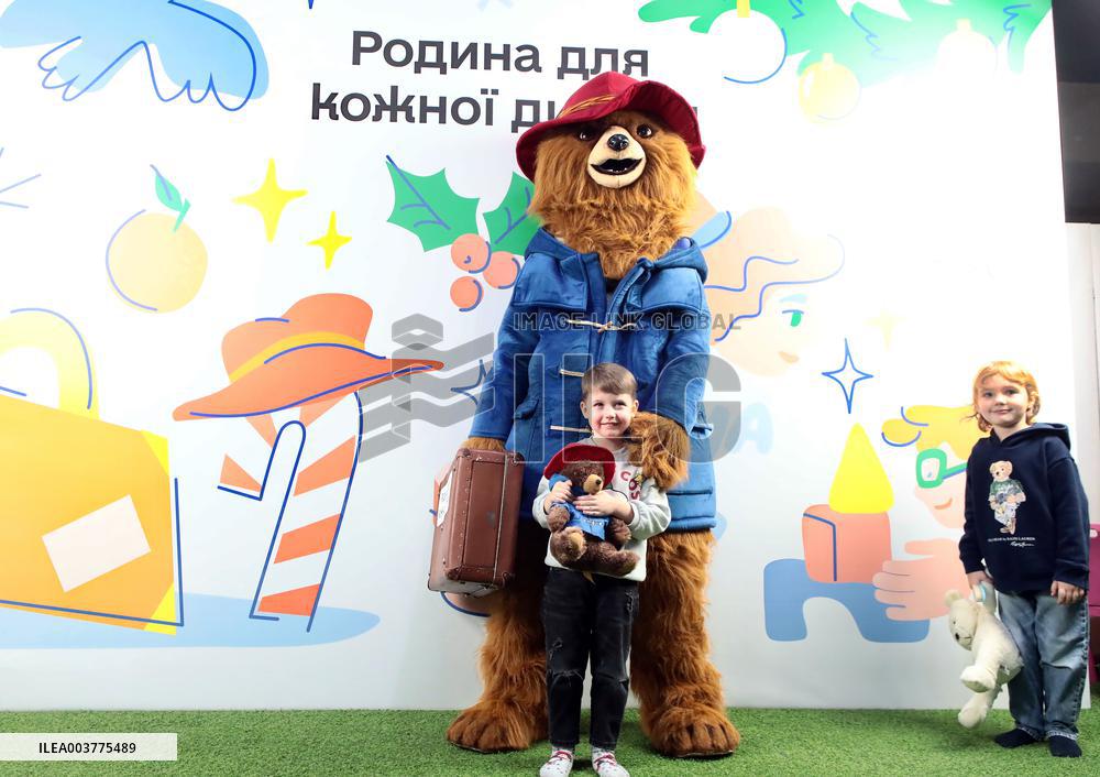 Paddington Bear visits Ukraine