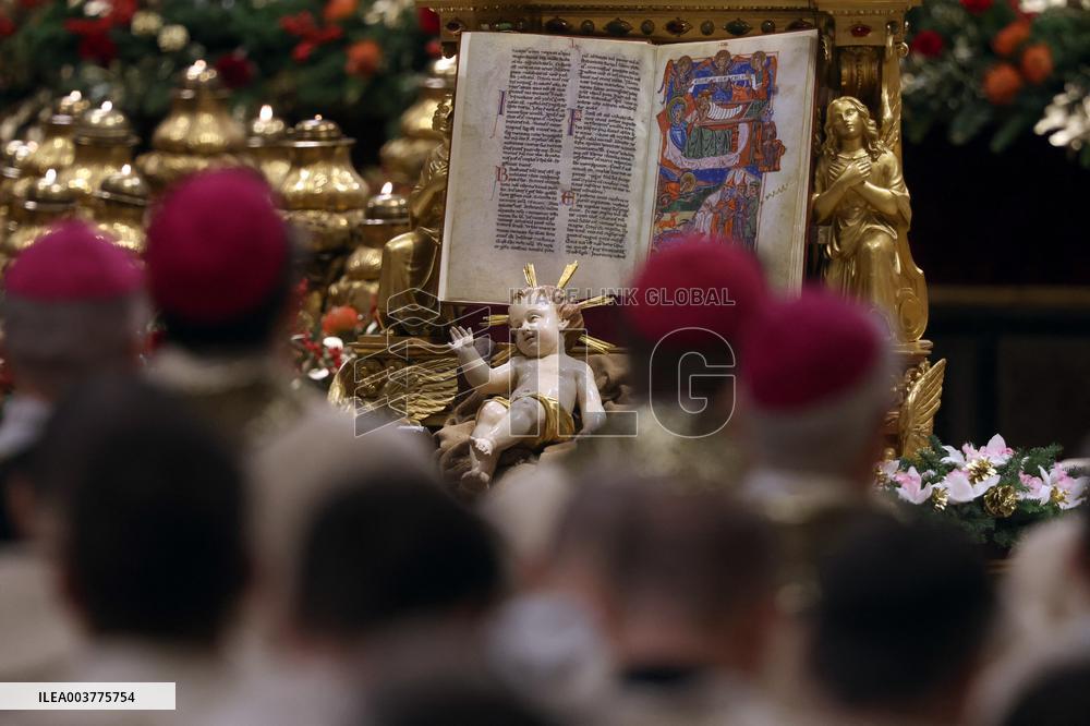Pope Francis opens the Holy Door in St. Peter's Basilica for the Jubilee 2025, celebrates Christmas Mass in front of thousands o