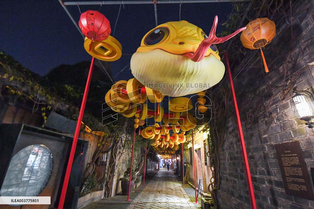 Year of the Snake Zodiac Lantern