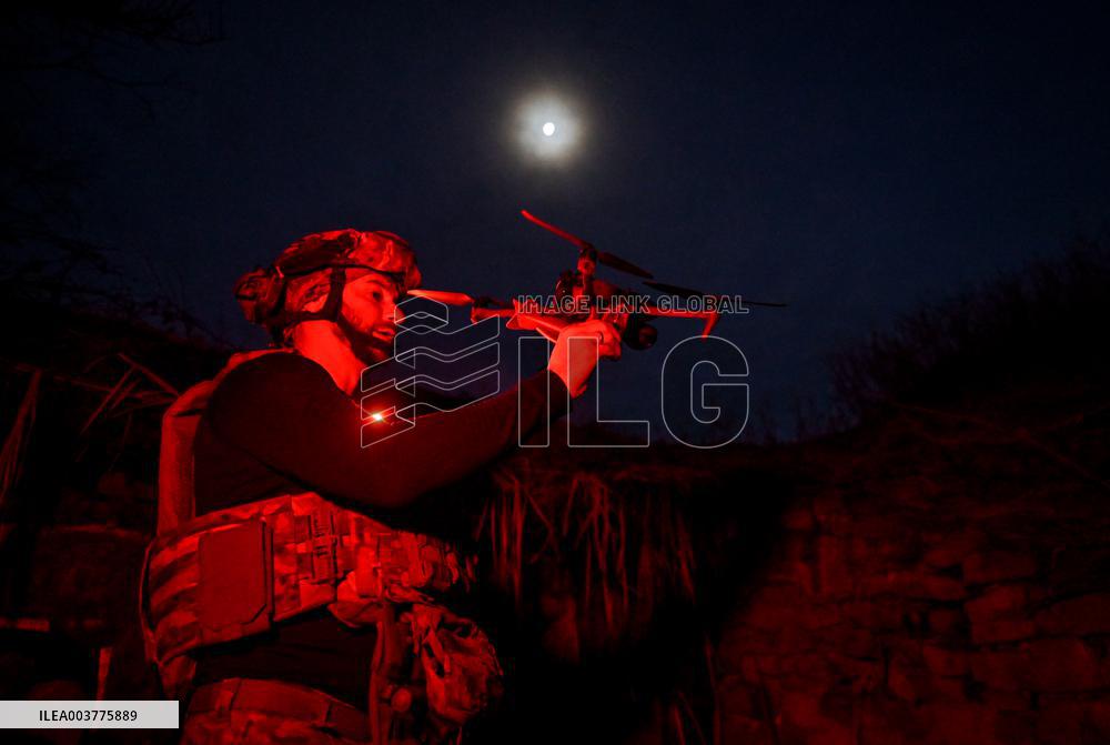 Aerial reconnaissance crew of Khyzhak special police unit destroys enemy in Toretsk