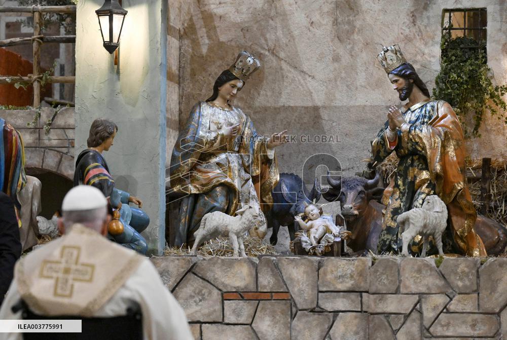 Pope Francis Leads Christmas Eve Mass - Vatican
