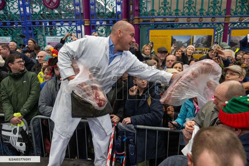 Smithfield Meat Market Christmas Eve Auction - London