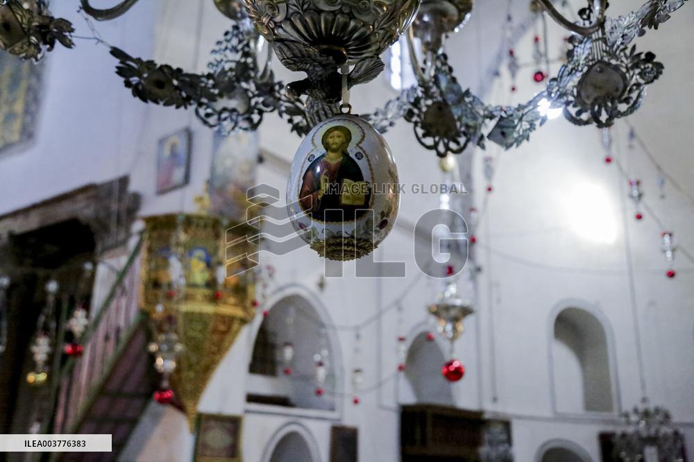 Atmosphere in Bethlehem Ahead Of Christmas Eve Procession - West Bank