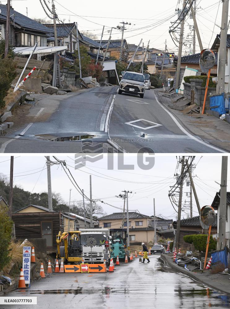1st anniversary of Jan. 1 quake in central Japan