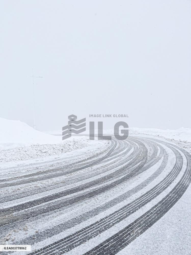 Ski Resort in The Pyrenees Mountains - France