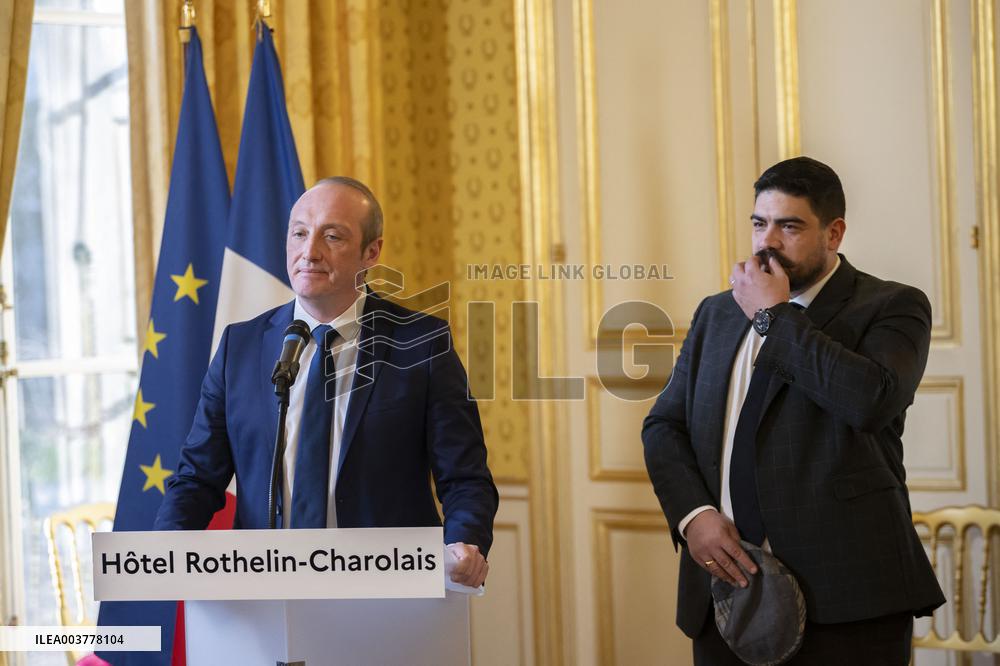Laurent Marcangeli Handover Ceremony - Paris