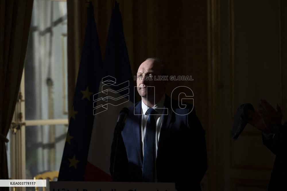 Laurent Marcangeli Handover Ceremony - Paris