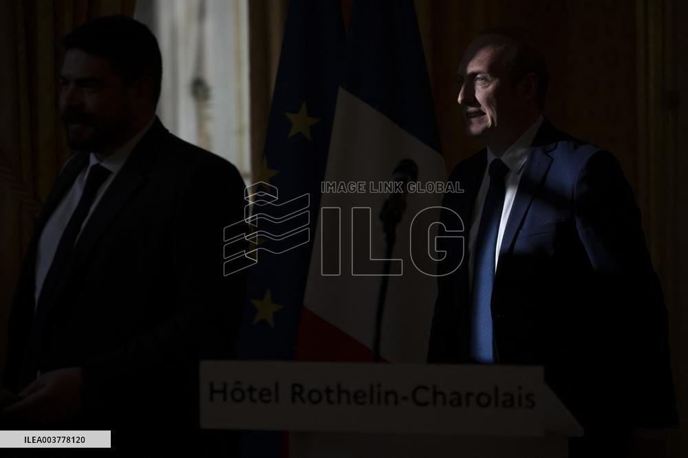 Laurent Marcangeli Handover Ceremony - Paris