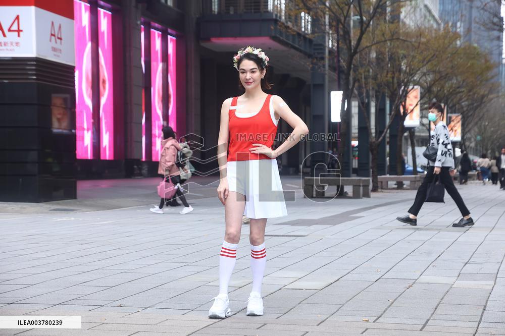 Taiwanese Actress Sandrine Pinna