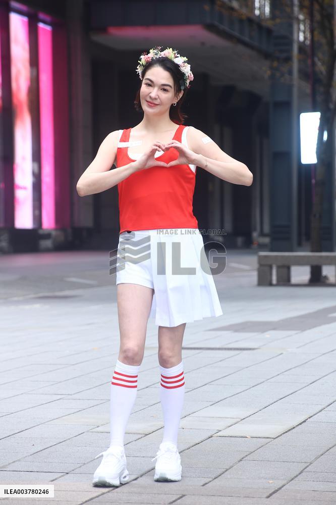 Taiwanese Actress Sandrine Pinna