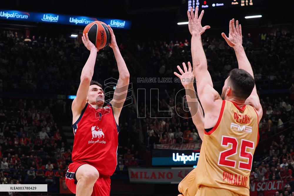 BASKET - Euroleague - EA7 Emporio Armani Milano vs Olympiacos Piraeus