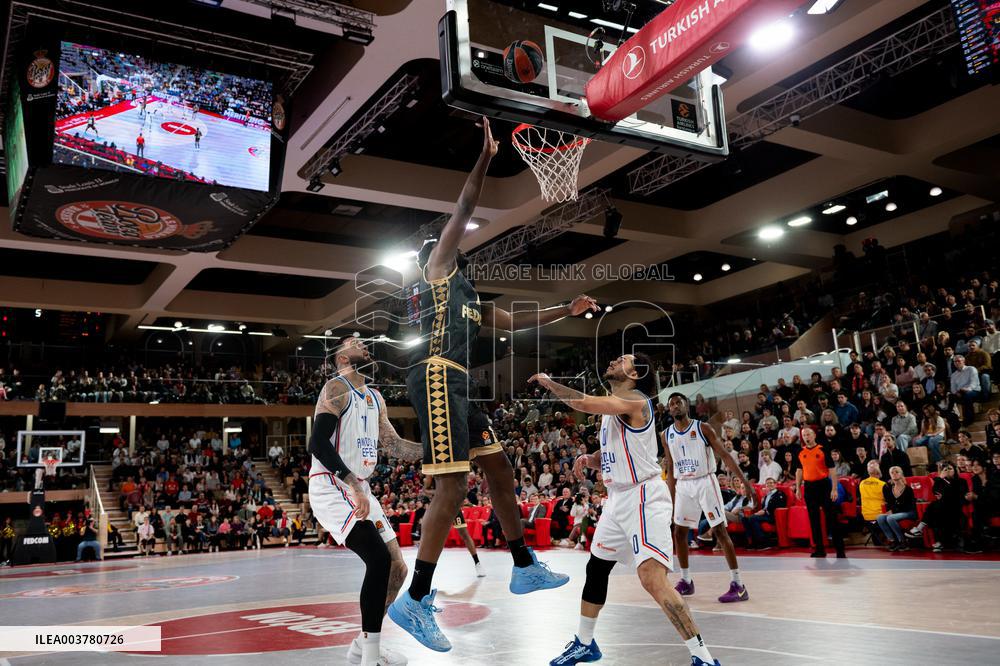 Euroleague - AS Monaco v Anadolu Efes Istanbul