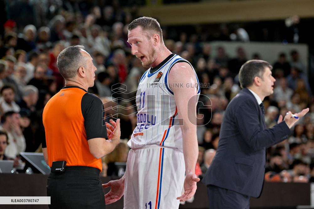 Euroleague - AS Monaco v Anadolu Efes Istanbul