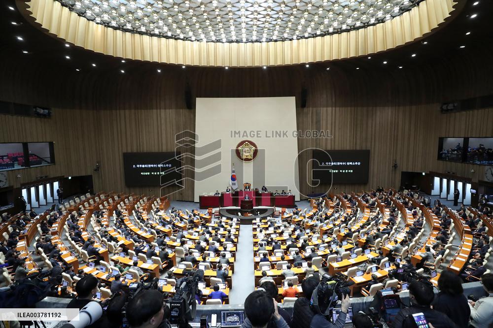 South Korea Votes To Impeach Acting President Han Duck-Soo