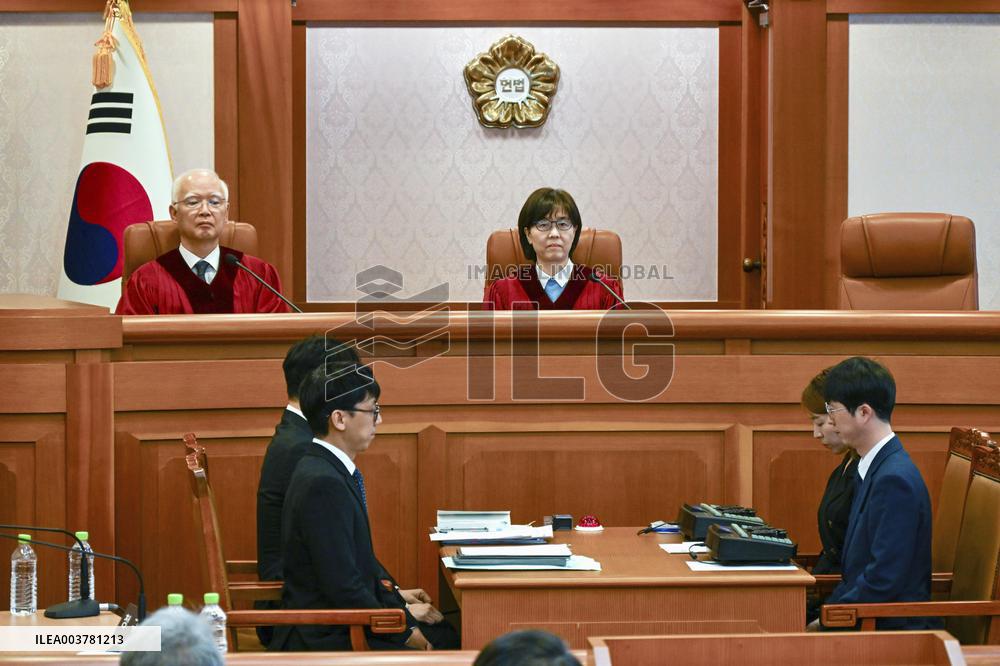 S. Korea court holds preparatory hearing over Yoon's impeachment