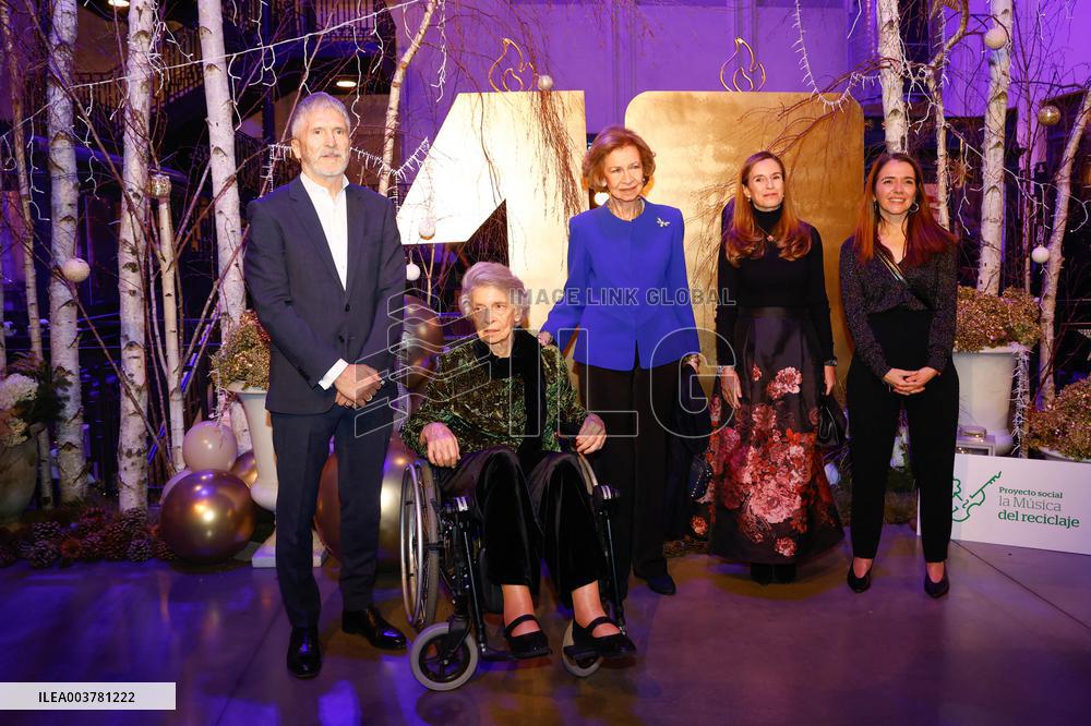 Queen Sofia at Christmas Solidarity Concert - Madrid