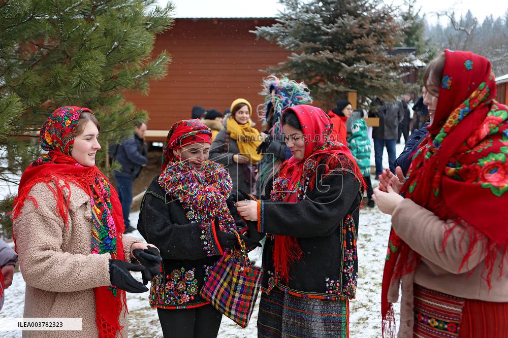 Christmas celebrated in Kryvorivnia of Ivano-Frankivsk region