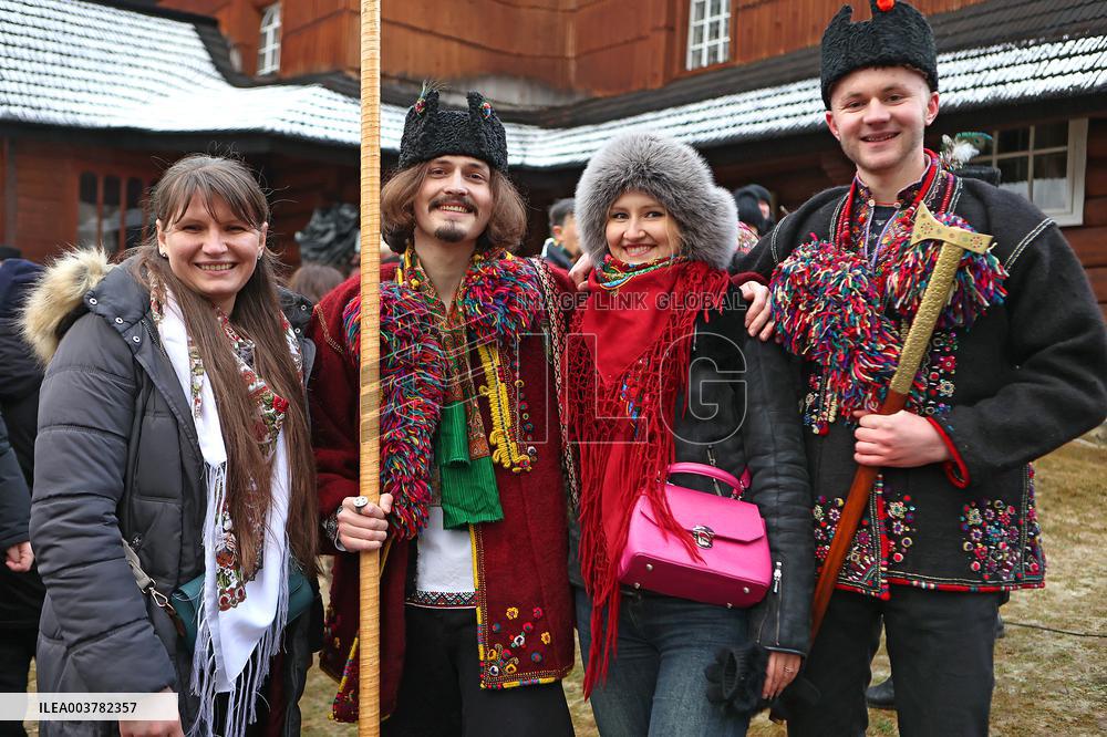 Christmas celebrated in Kryvorivnia of Ivano-Frankivsk region