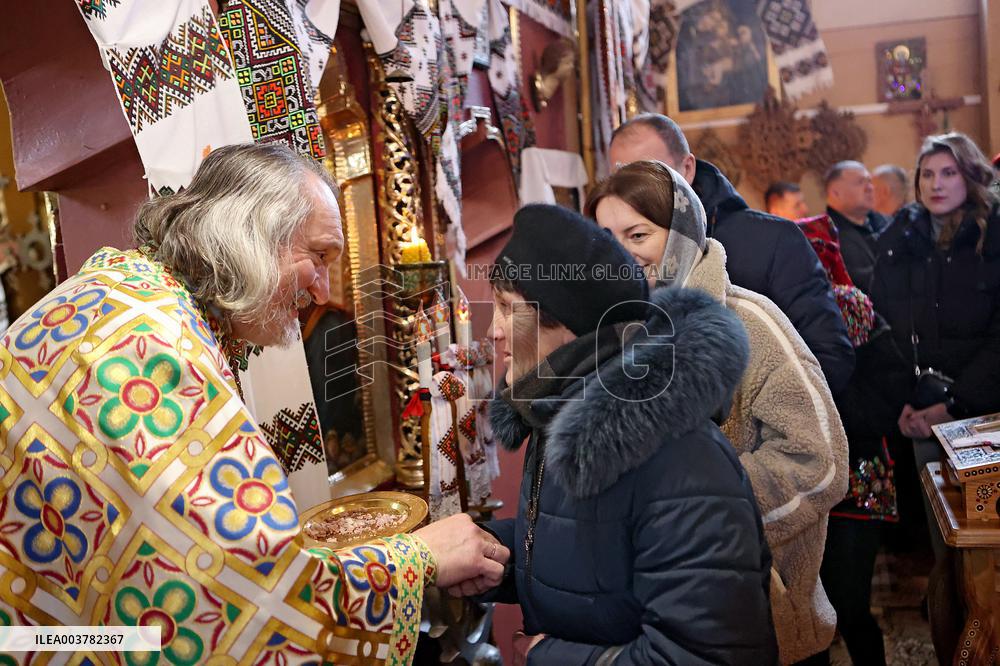Christmas celebrated in Kryvorivnia of Ivano-Frankivsk region