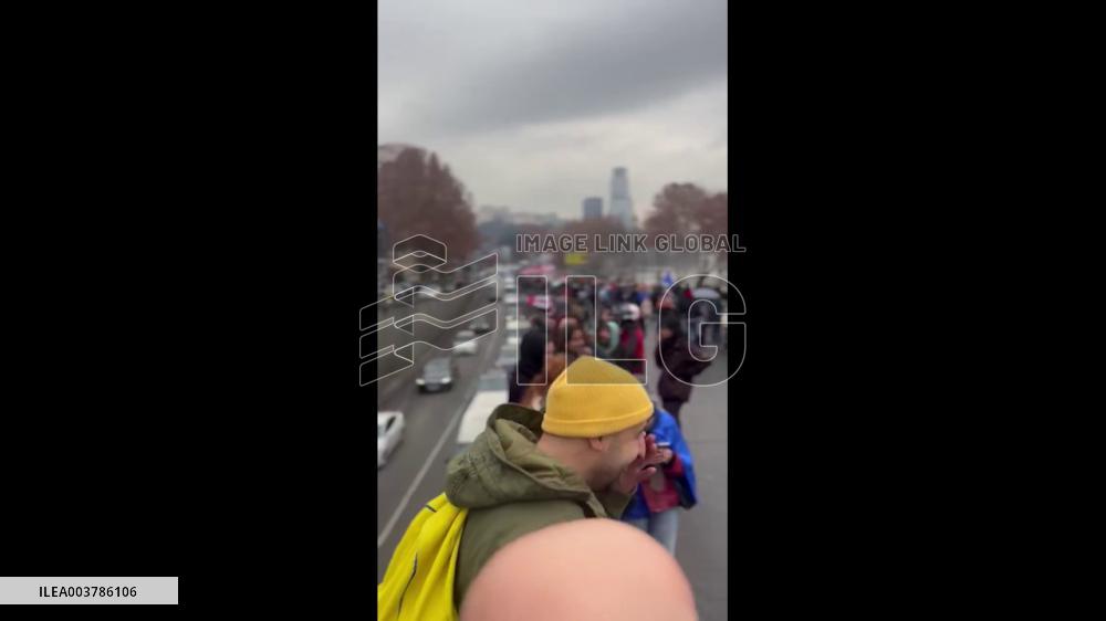 Georgia: Thousands Form Human Chains In Anti-Government Protests 2