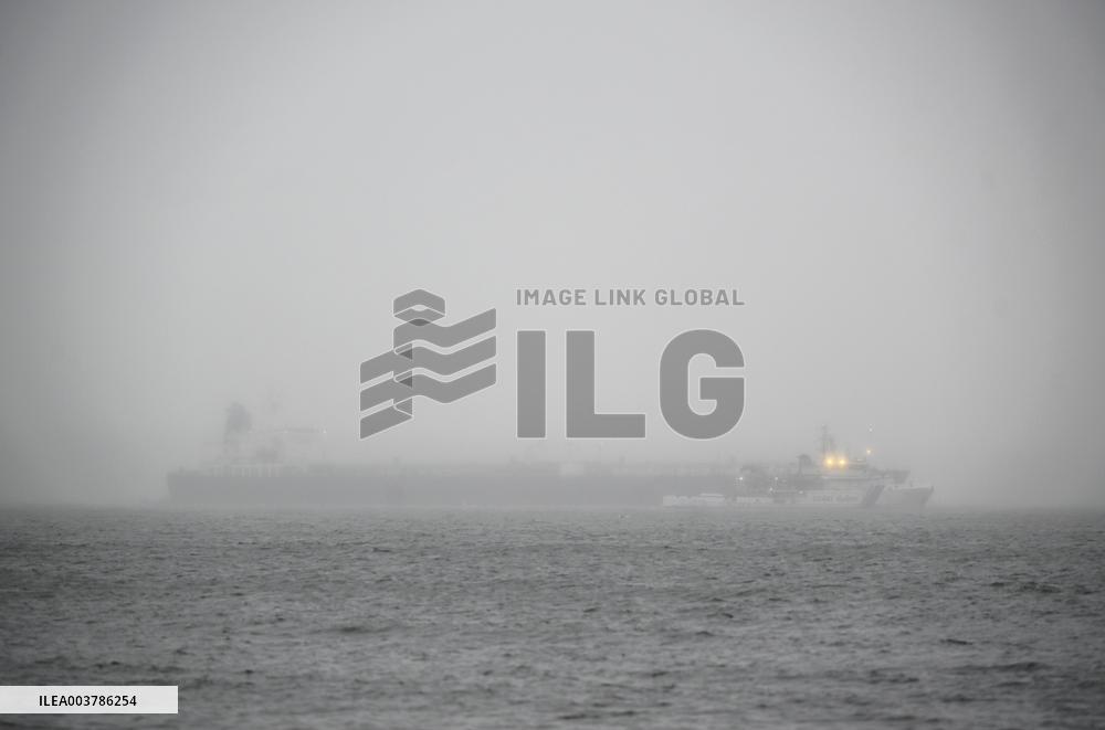 Seized oil tanker Eagle S in Porvoo