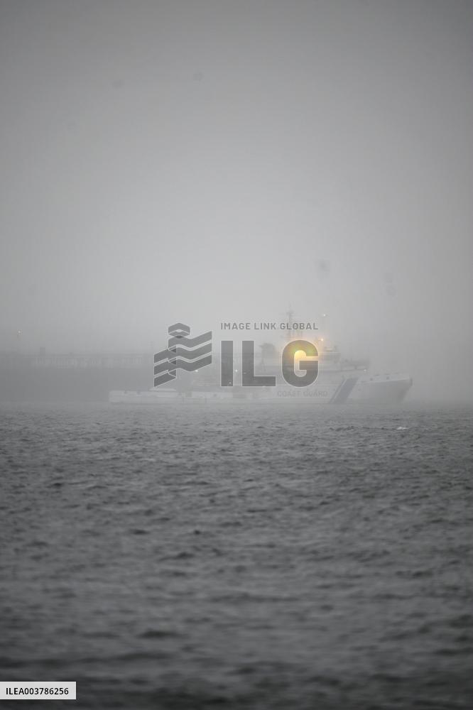 Seized oil tanker Eagle S in Porvoo