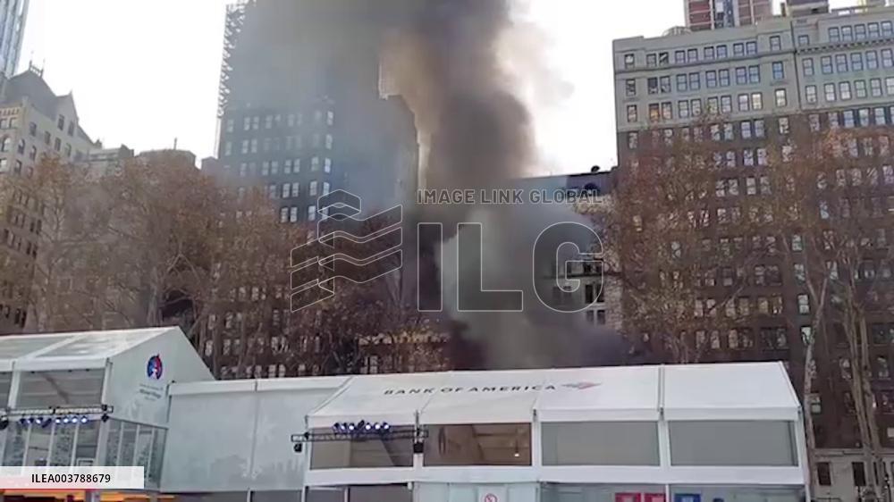 US: Bryant Park Holiday Market Reopens After Fire Damages Booths