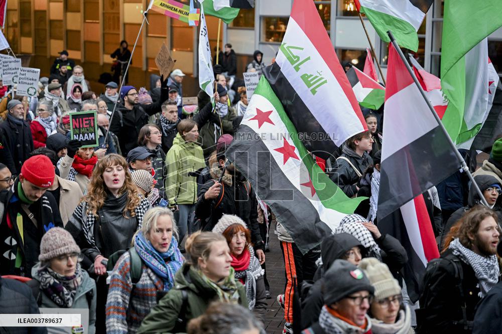 Protest Against The Suspension Of Asylum Policies - Netherlands