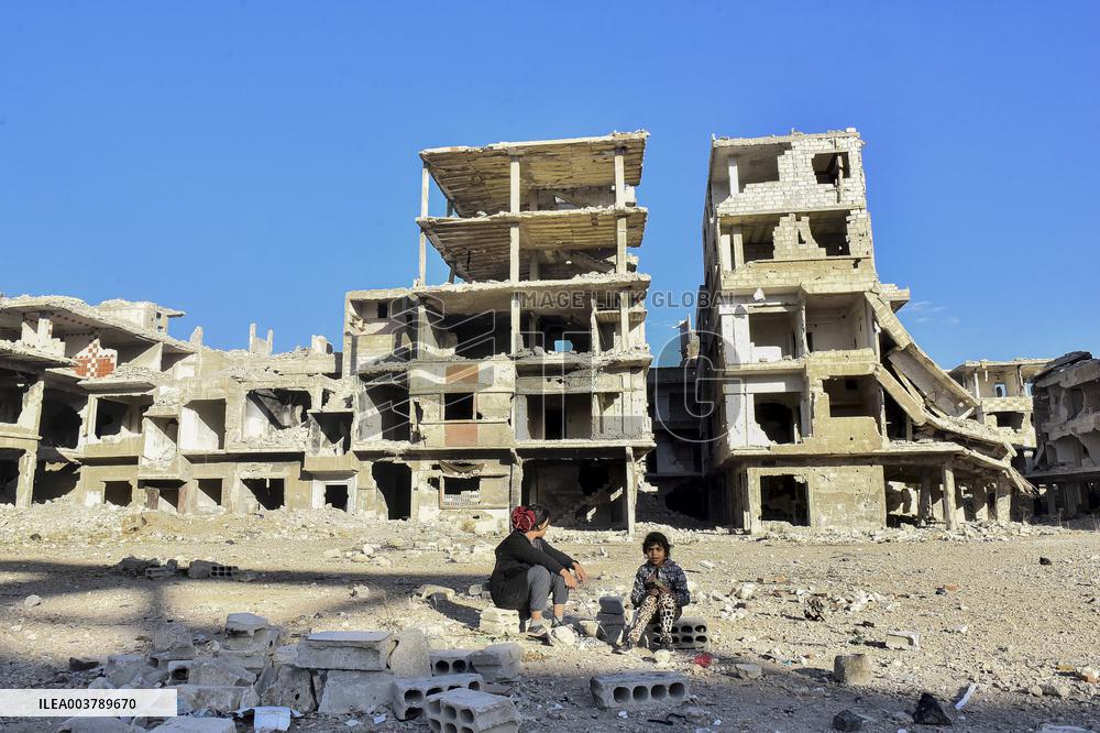 Palestinian Refugees Return To Al-Yarmouk Camp - Damascus