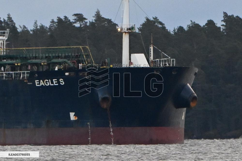 Seized oil tanker Eagle S in Porvoo