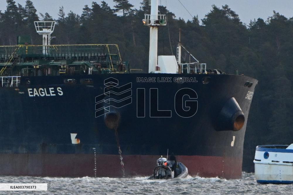 Seized oil tanker Eagle S in Porvoo