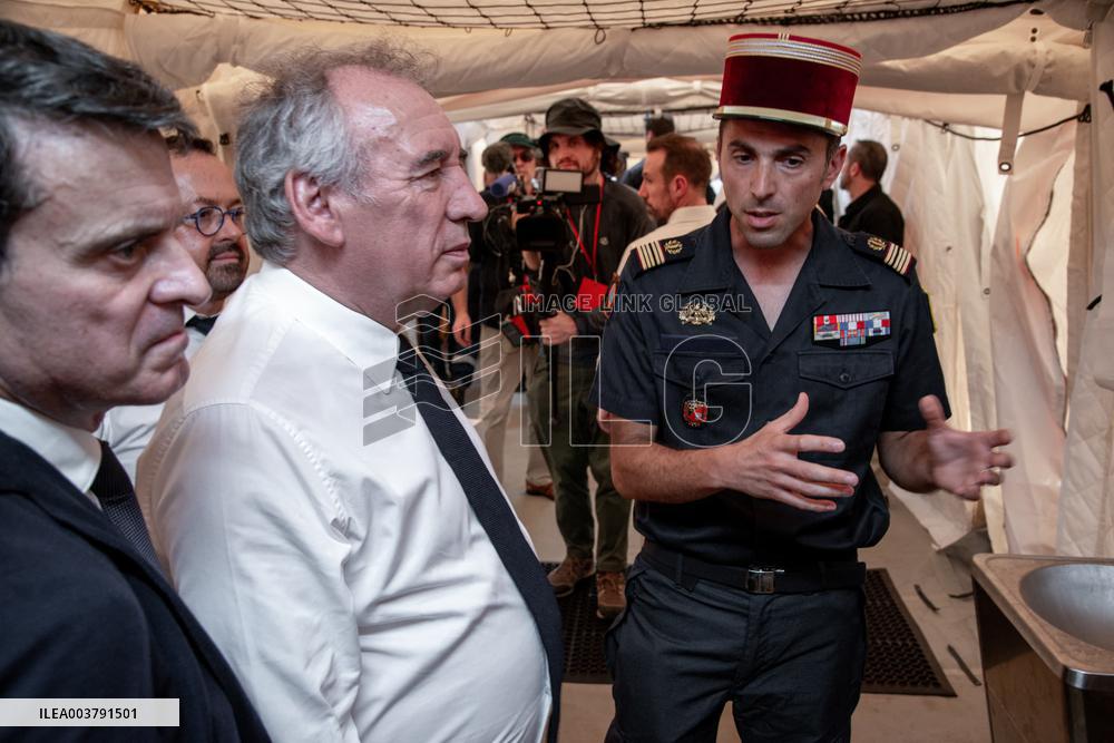 PM Bayrou Visits ESCRIM Hospital - Mayotte