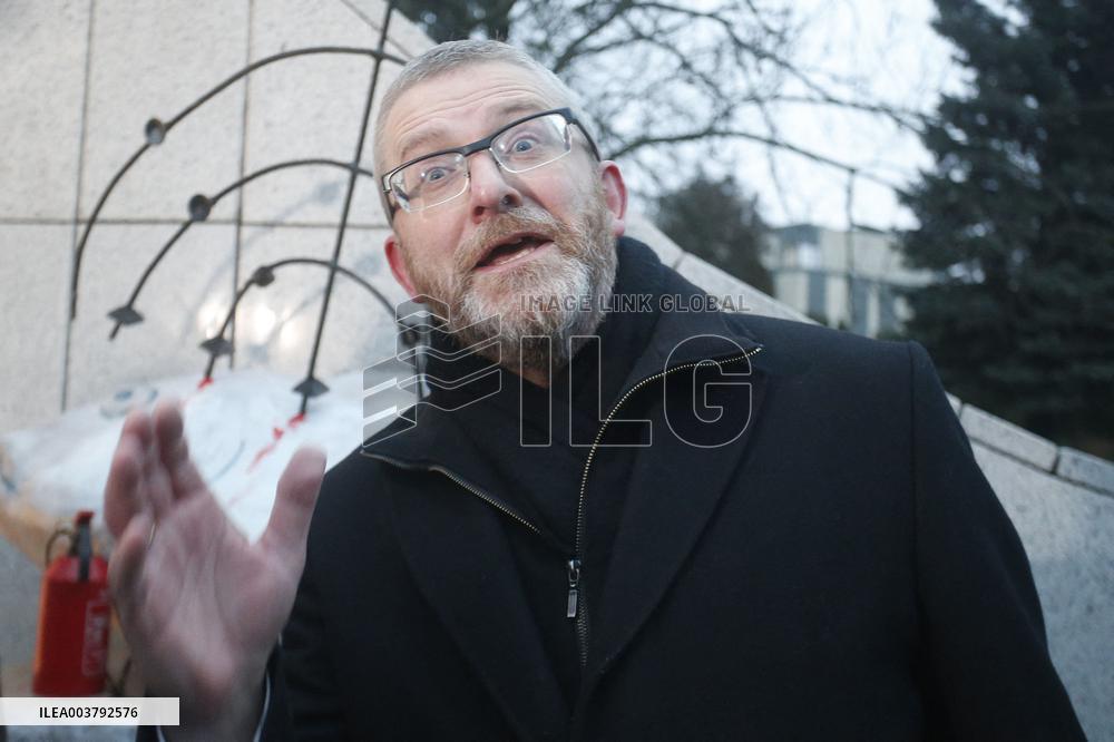 Anti-Hannukah Far-Right Protest - Warsaw
