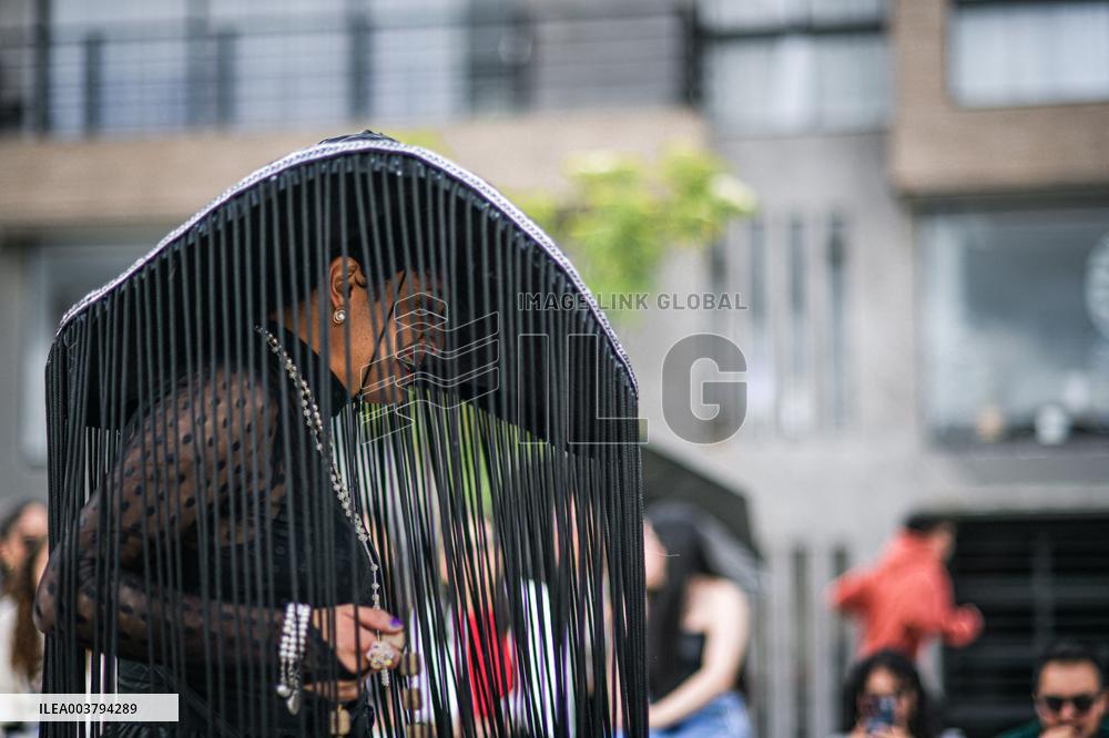 Old Year Parade in Southern Colombia