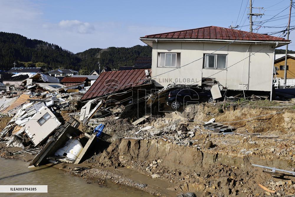 1st anniv. of Noto Peninsula quake