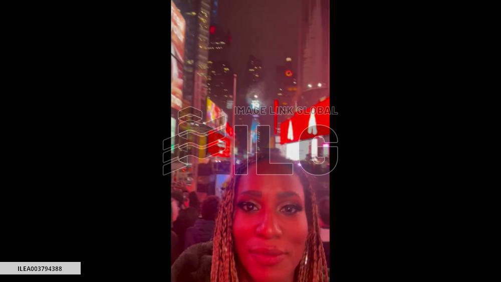 US: New York’s Times Square Welcomes 2025 With Confetti And Ball Drop 3