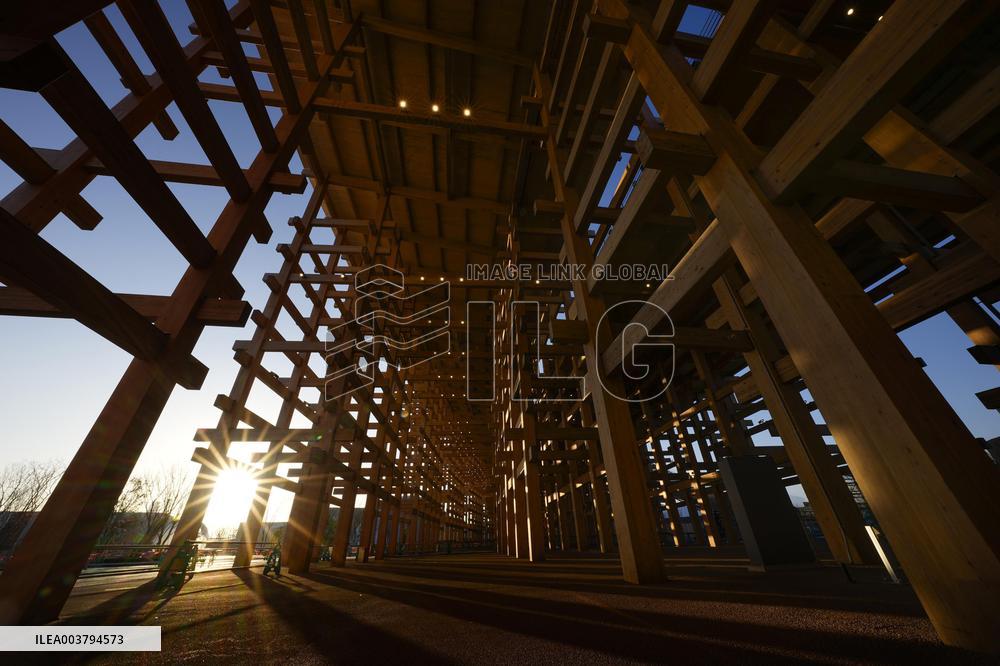 Year's 1st sunrise seen from 2025 World Expo site