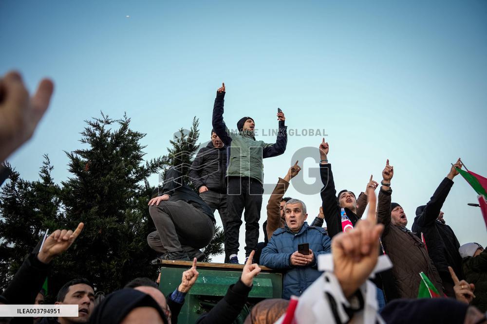 Palestinian Solidarity Protest - Istanbul