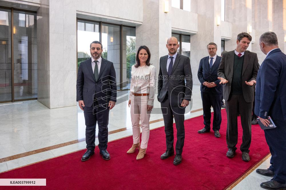 French And German Foreign Ministers Visit Syria - Damascus