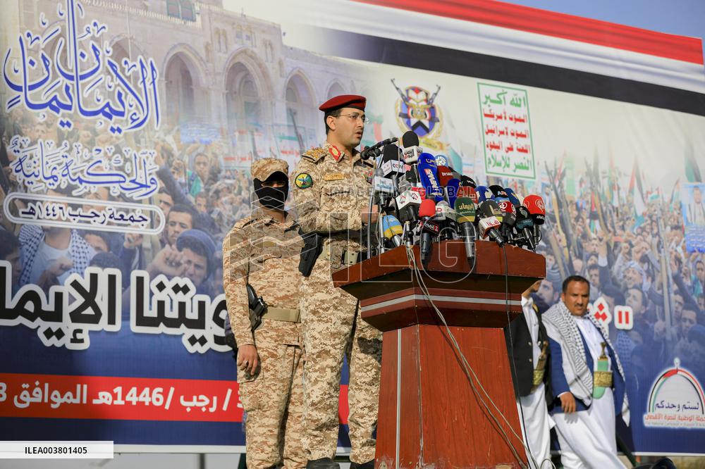 Protest Against the Palestinian-Israeli Conflict - Yemen