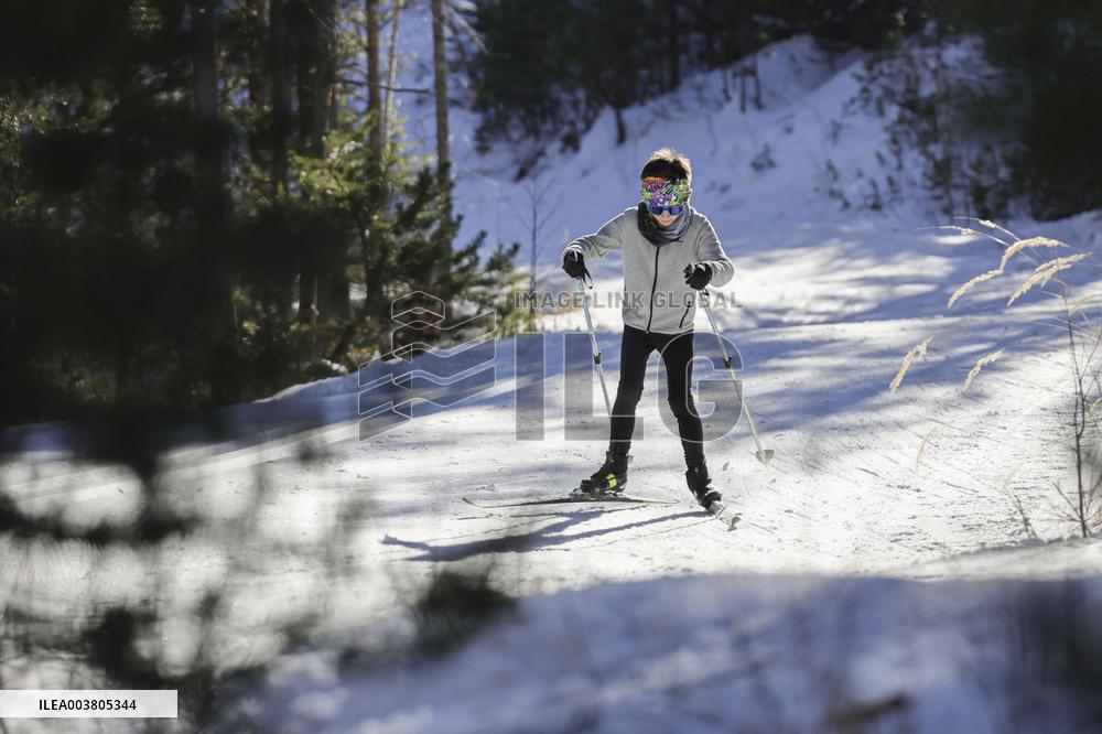 Illustration - Cross-Country Ski - Montgenevre
