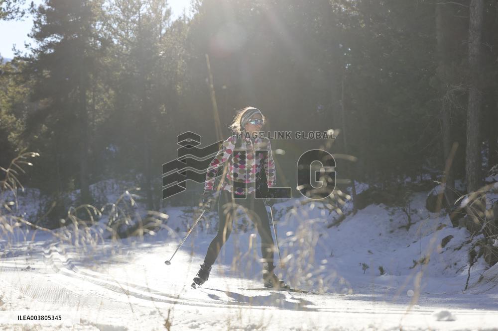 Illustration - Cross-Country Ski - Montgenevre