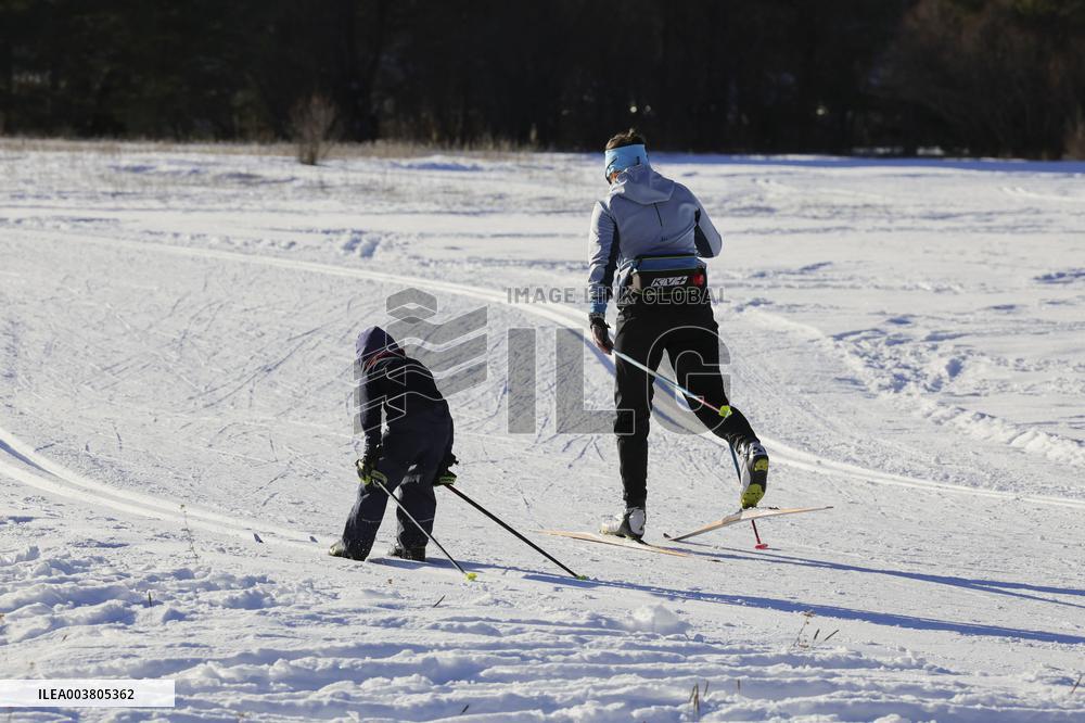 Illustration - Cross-Country Ski - Montgenevre