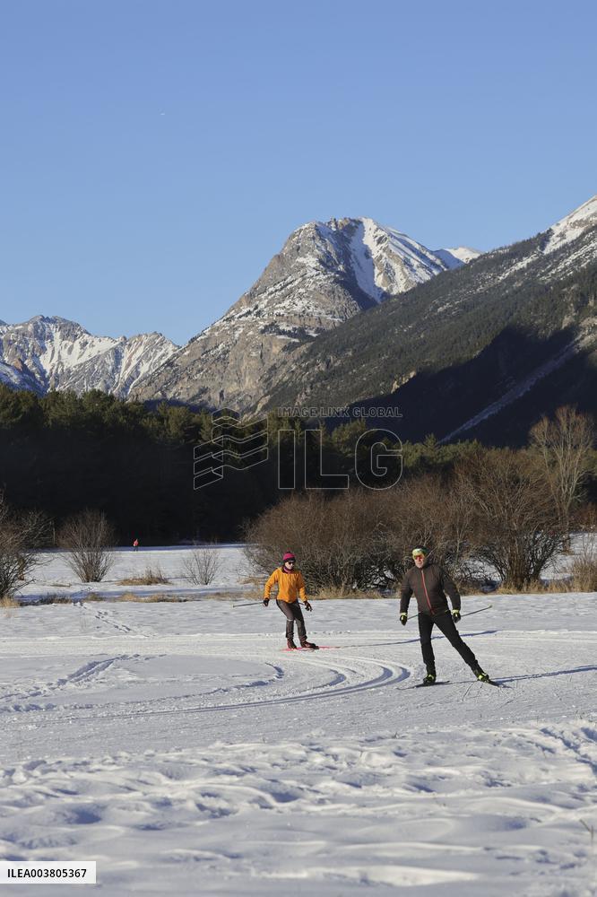Illustration - Cross-Country Ski - Montgenevre