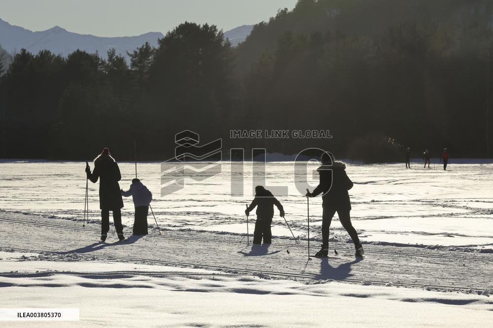 Illustration - Cross-Country Ski - Montgenevre