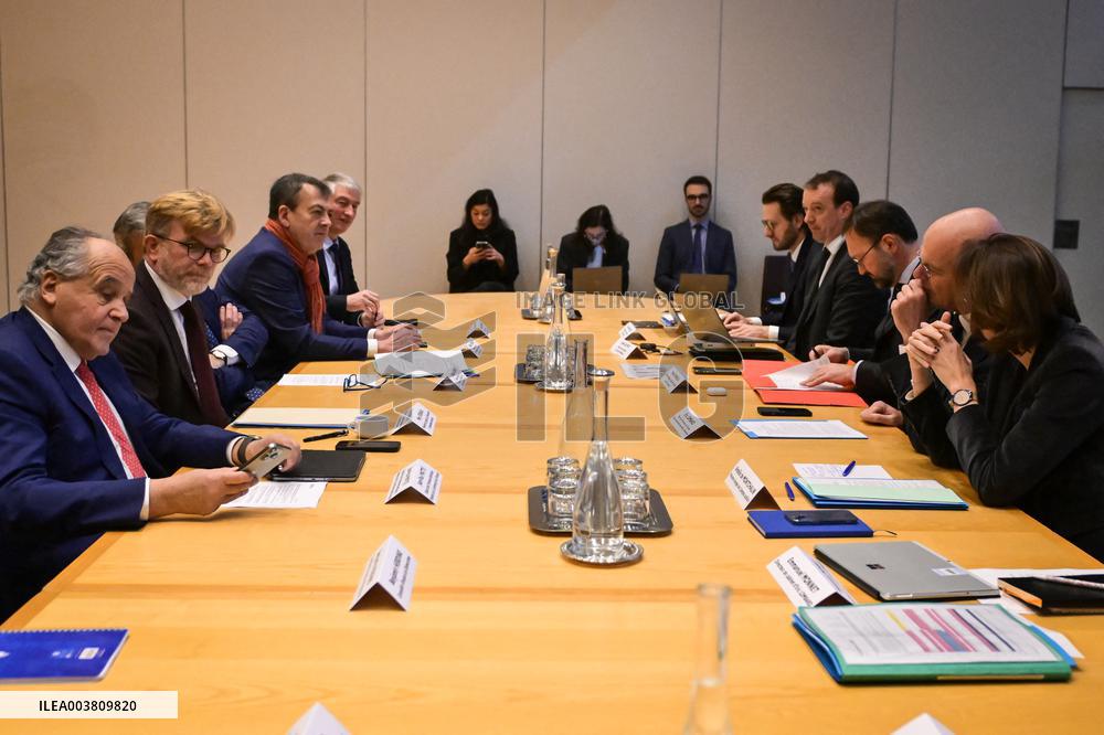 Meetings between political parties and parliamentary groups on the preparation of the 2025 Budget in Paris FA