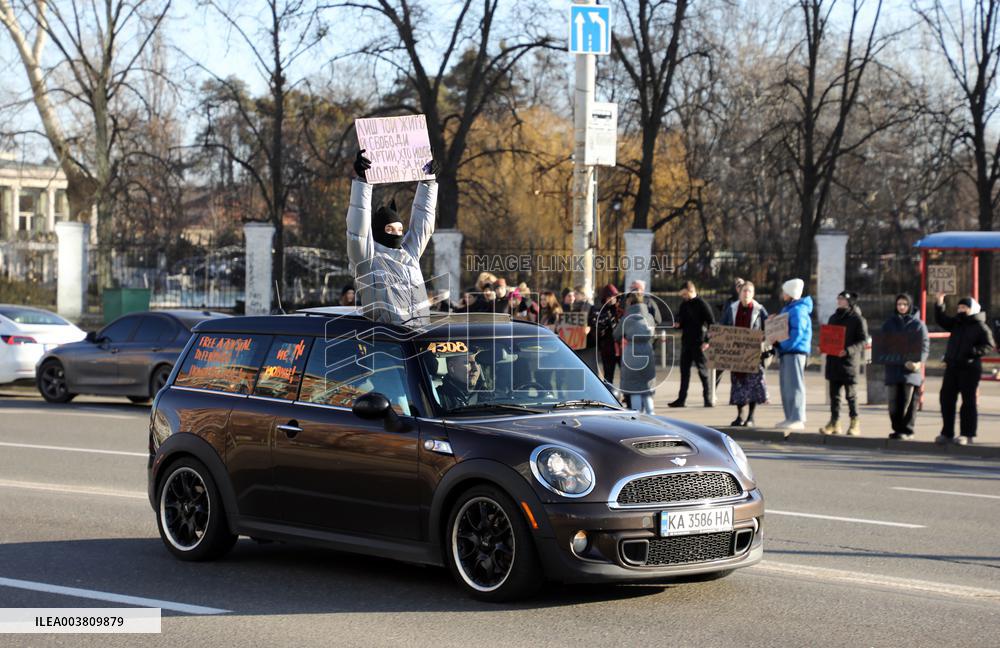 Dont Be Silent! Captivity Kills rally in Kyiv