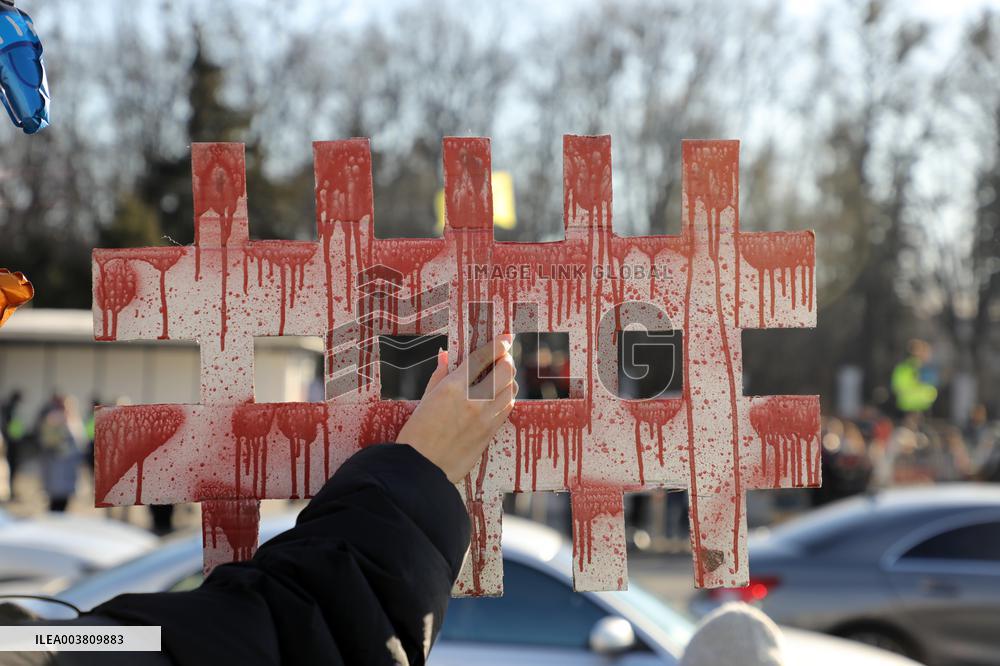 Dont Be Silent! Captivity Kills rally in Kyiv