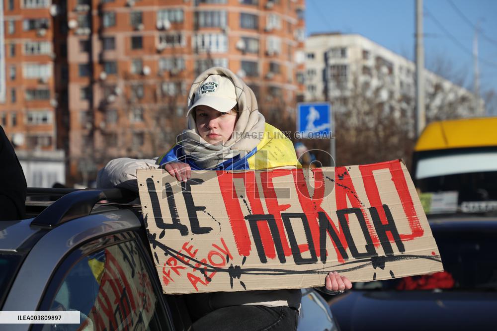 Dont Be Silent! Captivity Kills rally in Kyiv